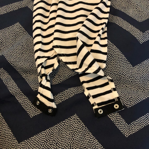 MINKPINK BLACK AND WHITE STRIPPED BODY SUIT XS - Picture 12 of 12